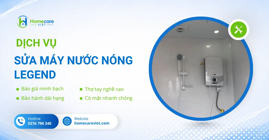 sửa máy nước nóng legend