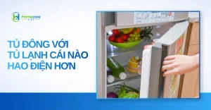 tủ đông với tủ lạnh cái nào hao điện hơn